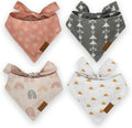 mono living Dog Bandana 4 Pack, Summer Set, XL Size, Puppy Bandana, Large Bandana for Dogs, Dog Bandana Pack Large, Christmas, Thanksgiving