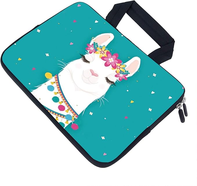 AMARY 11.6" 12" inch Laptop Handle Bag Neoprene Notebook Carrying Pouch Chromebook Sleeve Ultrabook Case Tablet Cover Fit Apple MacBook Air HP DELL Lenovo Asus Samsung (Alpaca)