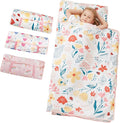 Toddler Nap Mat with Pillow and Blanket, Extra Large Rolled Napping Mats,Toddler Sleeping Bag for Daycare,Kids Sleeping Bags for Sleepover,Toddler Sleeping Bag Camping