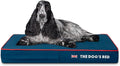 The Dog’s Bed Orthopedic Memory Foam Dog Bed Medium Blue Oxford with Red Trim UK Flag, Pain Relief for Arthritis, Hip & Elbow Dysplasia Post Surgery Supportive, Waterproof Washable Veterinary Approved