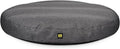 K9 Ballistics Tough Round Nesting Pillow Dog Bed - Removable Cover, Washable, Durable & Water Resistant Indoor/Outdoor Bed for Medium Breeds - M, Titanium Premium Finish