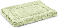 PELZIN Stoutwool Indestructible Dog Bed - Fluffy Chew Proof Dog Crate Pad - Tough Kennel Pad for Aggressive Chewers - Washable, Ideal for Toy Breeds & Fits 18-Inch Crate - 17"x11", Gleam