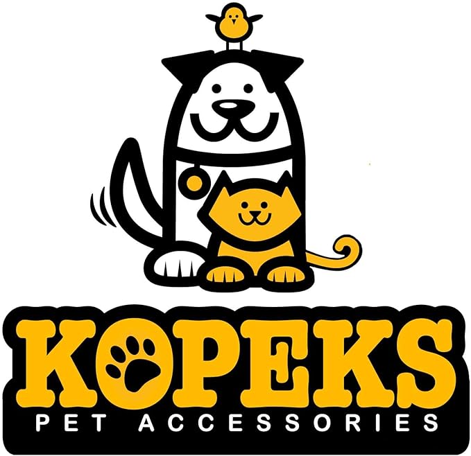 KOPEKS Jumbo Orthopedic Dog Bed - 7-inch Thick Memory Foam Pet Bed with Pillow with Removable Cover & Free Waterproof Liner - for Large Breed Dogs, XL, Brown-Plush Top