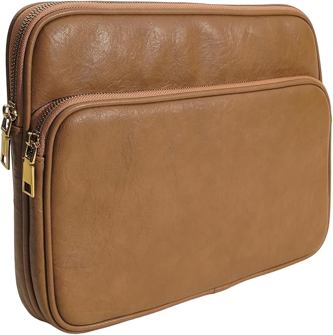Benfan Laptop Sleeve Bag 16 Inch Compatible with MacBook Pro 16 Color Color Brown