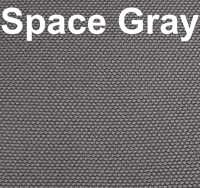 Dogbed4less Memory Foam Platform Dog Bed, Crate Mattress for Orthopedic Joint Relief with Waterproof Removable Cover Medium 35X22X3 Space Gray