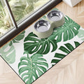 Dog Food Mat for Floors - Absorbent Bowl Mat for Food and Water Dispenser, Quick Dry Pet Supplies for Dogs and Cats