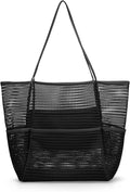 Tainehs Beach Bag - Mesh Tote Bag Beach Vacation Clothes for Women Pool Bag for Travel Pool Family Cruise Essentials 2026