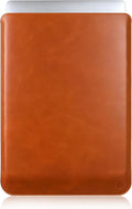Casemade Real Leather Laptop Sleeve for MacBook Pro & Air Fits 13, 14, 15 & 16 Inch - Genuine Full Grain Leather with Soft Wool Lining (13 inch - Pro 2016-2023, Air M1/M2/M3/M4)