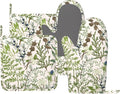 Botanical Print Oven Mitts and Pot Holders Set of 4 Silicone Vintage Floral Spring Sage Green Flower Plant Kitchen Mitten Gloves and Farmhouse Potholders Set Oven Gloves Hot Holders