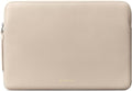 Comfyable Slim Protective Laptop Sleeve Compatible with 13/13.3/14 Inch MacBook Air & MacBook Pro, Mac Travel Case, Laptop Pouch, Slim PU Leather Cover M5/M4/M3/M2/M1 2025-2021, Dark Beige