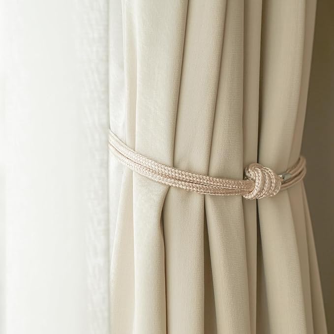 100% Cotton Muslin Fabric, 5.4 Yards x 63 in Natural Color Unbleached Muslin Linen Fabric by The Yard, Medium Weight Draping Fabrics, for Sewing Material Apparel Cloth Quilting Draping
