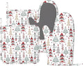 Christmas Trees Oven Mitts and Pot Holders Set, 4pcs Silicone Winter Snowflake Pattern Oven Glove for Kitchen Heat Resistant Christmas Oven Mitts and Potholders Non-Slip for Cooking
