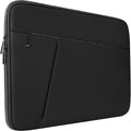 Laptop Sleeve 15 inch, Shockproof Protective Computer Carrying Cover with Front Pocket, Briefcase Laptop Sleeve Bag for 15 inch New MacBook Air, MacBook Pro, HP, Dell, Asus, Black