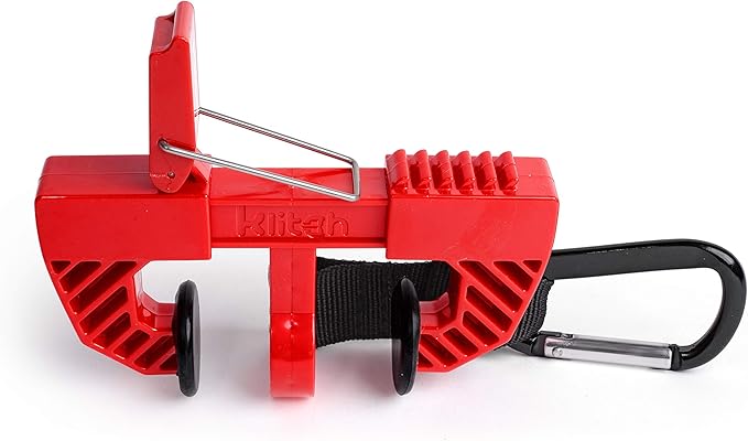 Klitch Footwear Clip, Shoe Bag, Hang Extra Shoes Cleats Boots or Gear on Your Bag.