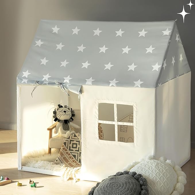 Play Tent for Kids Tent Large Playhouse Indoor Tent for Toddler Play House Tents Children Play Tent Toys for Boy Girl Birthday House Gift