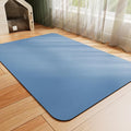HotLive Dog Food Mat - Absorbent Cat Mat for Food and Water, No Stains Pet Feeding Bowl Mat, Easy to Clean Pet Placemats, Quick Dry Dog Water Dispenser Mat for Messy Drinkers | Blue 16"x 24"