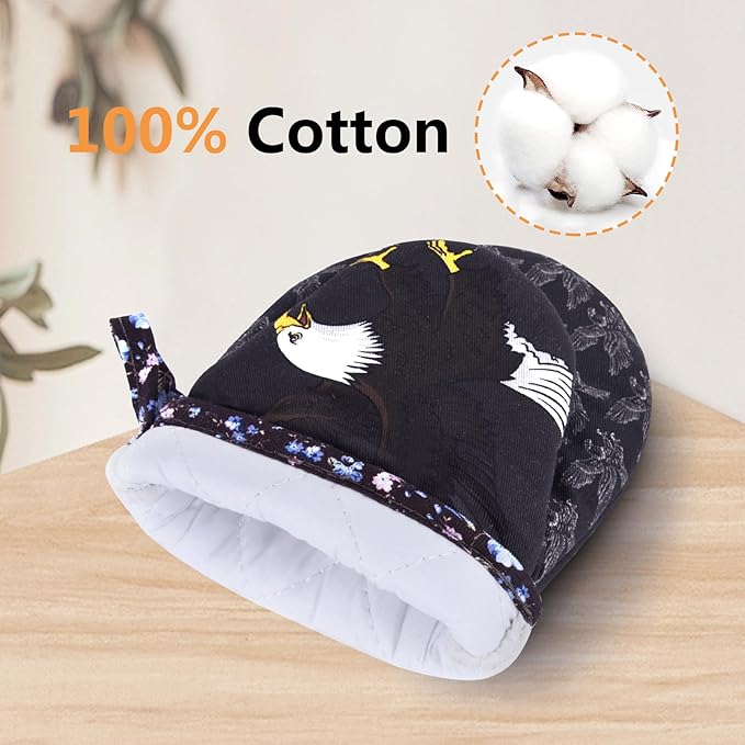 Mini Oven Mitts Cute,Silicone Oven Mitts Heat Resistant 500℉ with Non-Slip Grip and Soft Quilted Cotton Lining for Kitchen Cooking and Baking. Machine Washable-Eagles