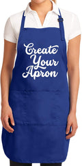 TEEAMORE Custom Aprons for Women Men Add Your Text Personalized Chef Kitchen Apron