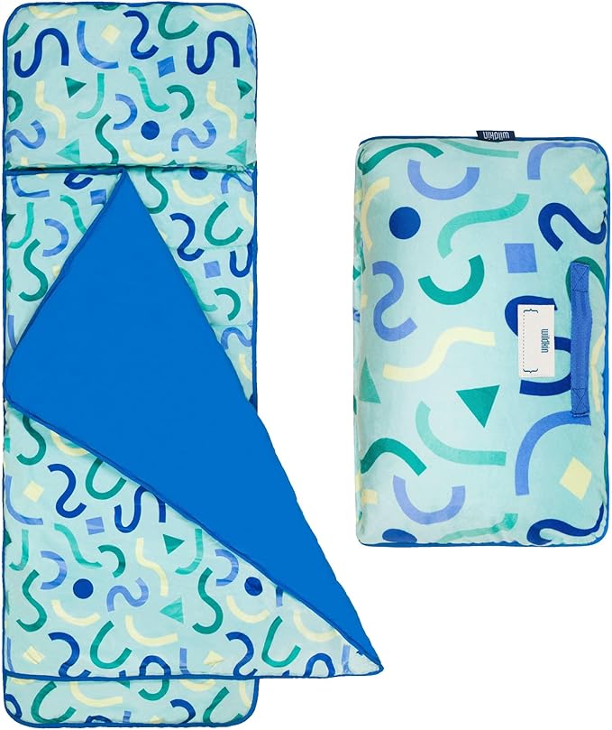 Wildkin Kids Plush Nap Mat – Soft, Cozy, Convenient for Daycare & Preschool