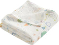 NTBAY 2 Layer Muslin Cotton Baby Swaddle Blanket, 42x60 Soft and Breathable Receiving for Newborns and Infants, Perfect for Crib, Stroller, Travel, Lightweight Nursery Blanket, Space Explorer