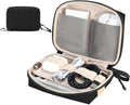 SIMTOP Electronics Organizer Cord Organizer Travel, Small Tech Bag for Cords, Chargers, Power Bank, Earbuds – Portable Cable Pouch for Office, Business Trip, Commute – Water & Scratch-Resistant