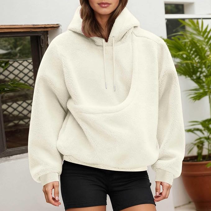 LBECLEY Hoodie with Dog Pouch Oversized Pet Hoodies Carrier Large Pocket Hooded Sweatshirt for Puppy Kitten Dogs Holder
