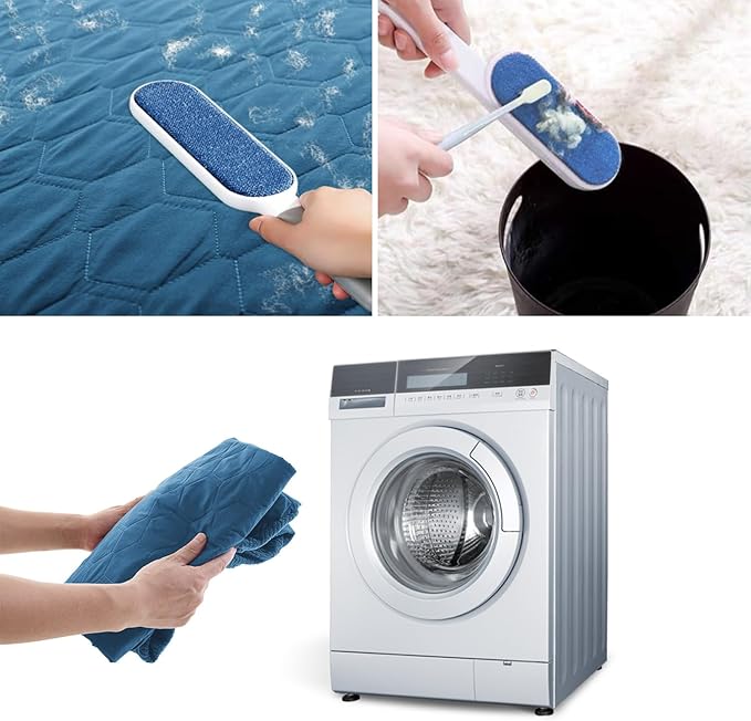 Nanbowang Waterproof Dog Bed Cover - Washable, Quilted Pet Pillow Replacement - Easy to Remove Hair - Lovely Puppy Cover for Dog/Cat 44x54x6