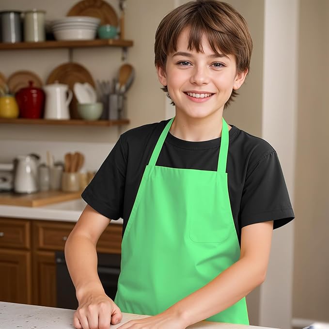 Personalized Kids Apron for Painting with Custom Name - Custom Artist Apron for Painting, Craft - Gift for Boys & Girls 3-13