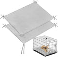 Waterproof Dog Crate Mat with Rope 2 Pack (24’’X18’’), Washable Pee Pads for Dogs, Non-Slip Training Pads for Dogs, Fits 24 Inch Dog Crate
