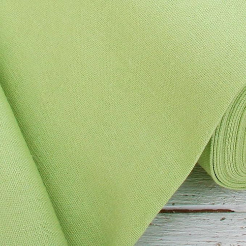 3 Yard Cut of Threadart Linen Fabric - Premium Cotton Linen Fabric for Embroidery, Cross Stitch, Apparel, Canvas, Home Décor- 55" Width - Light Green