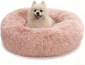 Aofast Calming Dog & Cat Bed for Extra Large Small Medium Sized Pet, Donut Washable Comfort Fluffy Warm Round Mat for Puppy Kitten, 8 Size Essentials Furniture Supplies Indoor