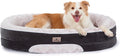 PetFun Orthopedic Dog Bed Couch for Large Sized Pets with Egg Foam Support, Four-Sided Bolster Cushions, Soft Tear-Resistant Fabric, and Removable Machine Washable Plush Cover