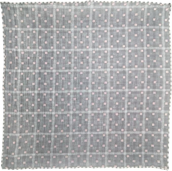 Pemilosci Double Layers Two Tones Dog Cotton Square Bandana Bibs Scarf Kerchief for Small Medium Dogs Boy or Girl - DCB04 P&P