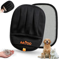 AAROO Pet Hair Removal Glove for Cats & Dogs with Silicone Pet Toothbrush – Reusable Magic Brush – Five-Finger Electrostatic Pet Hair Remover Glove for Laundry, Couch, Carpet & Car Seat
