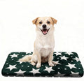 Wittop Washable Dog Bed Plush Orthopedic Outdoor Crate Mat with Non-Slip Bottom,Luxe Soft Kennel Pad for Pets, Cozy Cage Cushion & Pet Sleeping Mattress Large Sized,Medium,Small Dogs,30x20 inch,Green