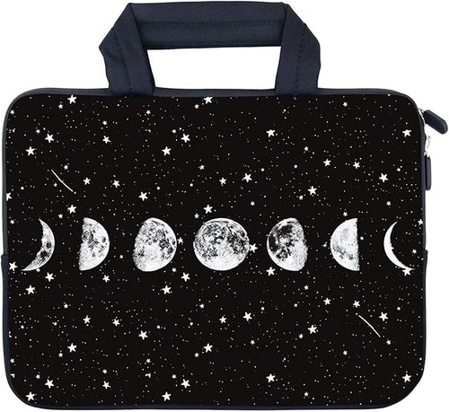AMARY Laptop Sleeves 11.6" 12" Laptop Handle Bag Neoprene Notebook Carrying Pouch Chromebook Sleeves case Ultrabook Case Tablet Cover Fit Apple MacBook Air HP DELL Lenovo Asus for Men Women (Moon)