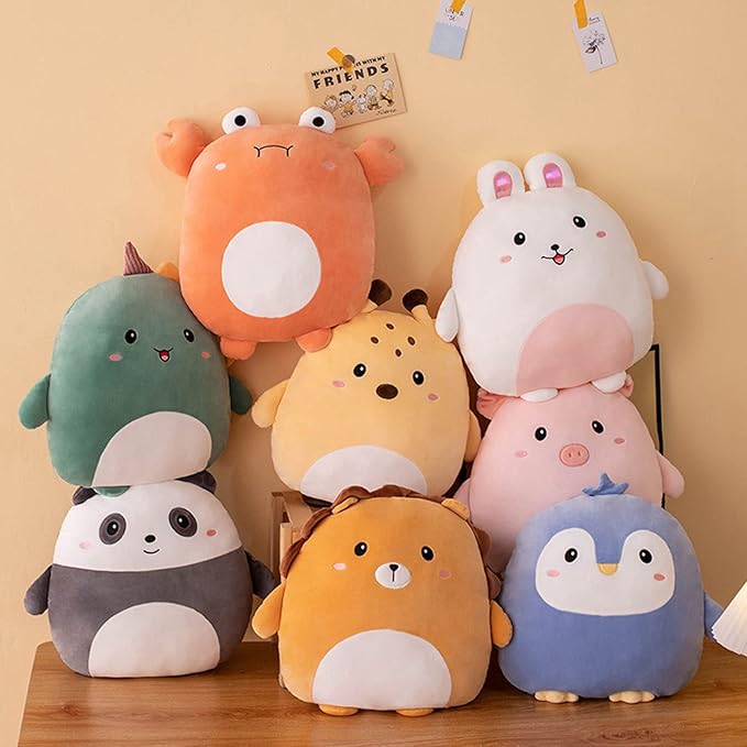 lannery Dinosaur Plush Pillow, Kawaii Dinosaur Stuffed Animal Toy Dinosaur Plushies Soft Cartoon Animal Plush Hugging Pillow Gifts for Room Decor, 16 inch