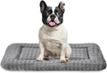 Yaning Dog Bed Mat Crate Pad for Medium Dogs, Washable Soft Pet Sleeping Mat Kennel Pad with 3D Bubble Pattern, Grey, 30"x 19"