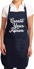 TEEAMORE Custom Aprons for Women Men Add Your Text Personalized Chef Kitchen Apron