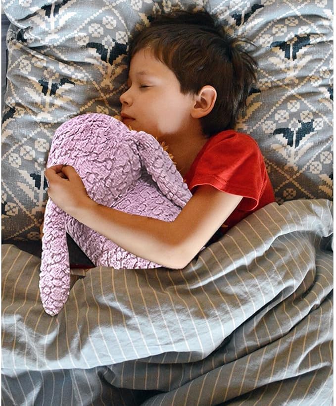 Hofun4U Rabbit Plush Pillow, Rabbit Stuffed Animal, Rabbit Plush Long Pillow for Kids Adults (47 inch)