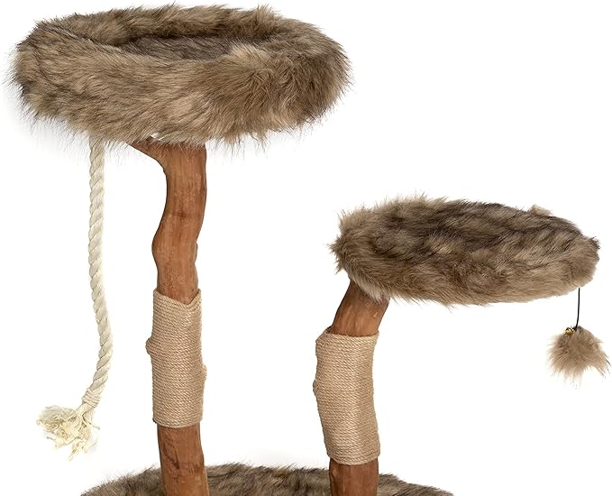 Mau Lifestyle Brown Rizzo Cat Tree, 32" H, 27 LBS
