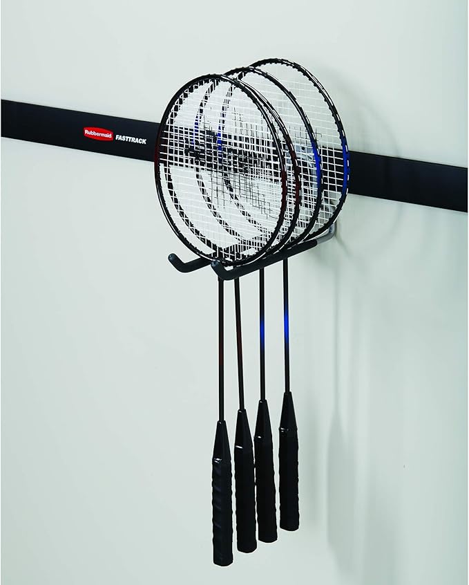Rubbermaid Fast Track Wall Mounted Garage Storage Utility Multi Hook (2 Pack)
