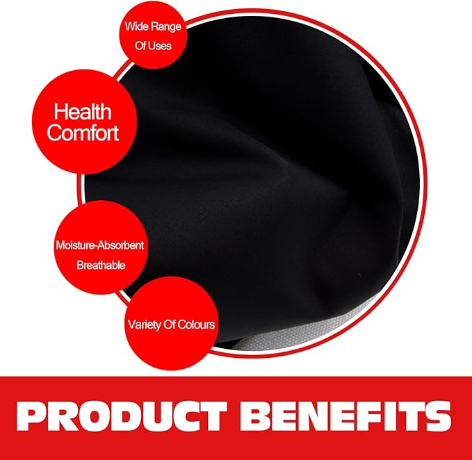 100% Black Cotton Fabric for Sewing by 3 Yards, 59”Width Quilting Fabric Medium Weight 5.8 oz, Muslin Fabric by The Yard, Embroidery Cloth