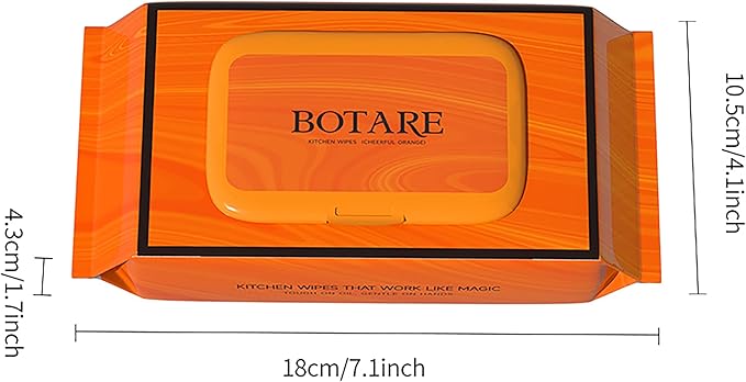 Botare Dish Wipes, Disposable Pre-Soaped Heavy-Duty 3D Textured Kitchen Wet Cloths, Extra Large, All-in-One Dishwashing & Cleaning for Home & Camping, Handy Travel Essentials, 32 Count Each (6-Pack)