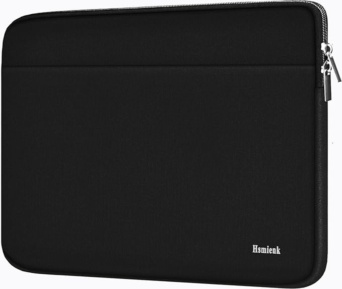 Laptop case 14 inch, Shockproof Protective Notebook Cover Bag with Accessory Pocket, Durable Carrying Laptop Sleeve Compatible for MacBook HP Lenovo Dell Asus Acer, Black