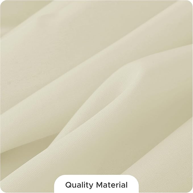 Fitable 8 Pack Round Tablecloths: Stain Resistant Wrinkle Free Circle Table Clothes, Washable Reusable Polyester Table Covers for Wedding Party Birthday Banquet Reception(Ivory, 70 Inch)