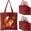 OKBA 10-Pack Blank Reusable Grocery Shopping Cloth Bags canvas tote bags Bulk DIY custom