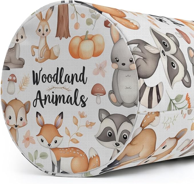 Laundry Basket Woodland Animals Collapsible Laundry Hamper with Handles Clothes Storage Bin for Household Bedroom Bathroom College Dorms