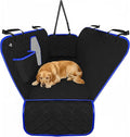 Active Pets Dog Car Seat Cover for Back Seat, Waterproof Pet Protection Hammock, SUV Truck Car Backseat Protector with Safety Features, Blue