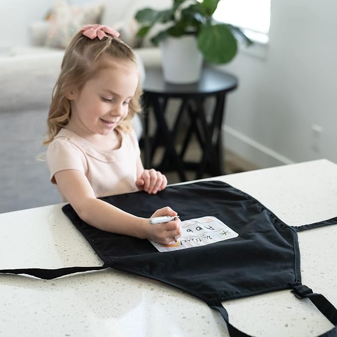 Kids Aprons for Girls and Boys, Toddler Apron with Pocket for Painting, Cooking, Baking, Gardening and Crafts